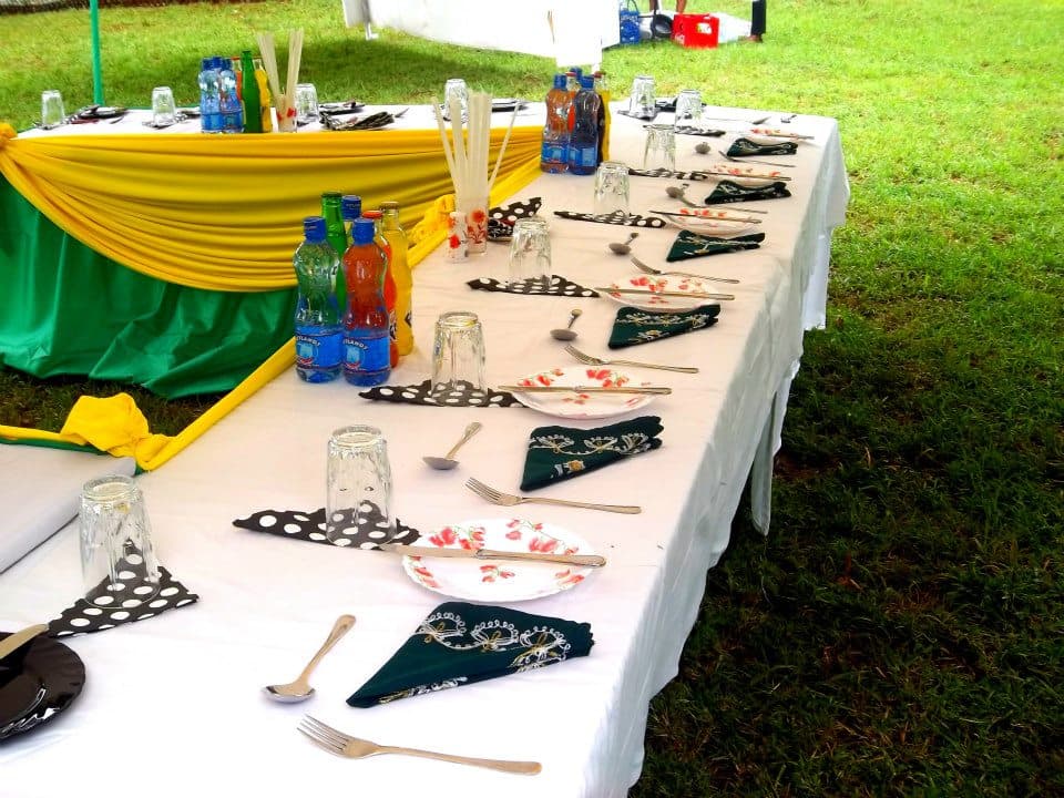 Wedding reception catering by Afritouch