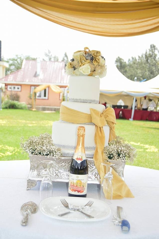 Outdoor marquee event catering
